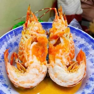 Tôm hùm xanh 19 Tom hum xanh hum baby tre- hai san tuoi song ha noi
